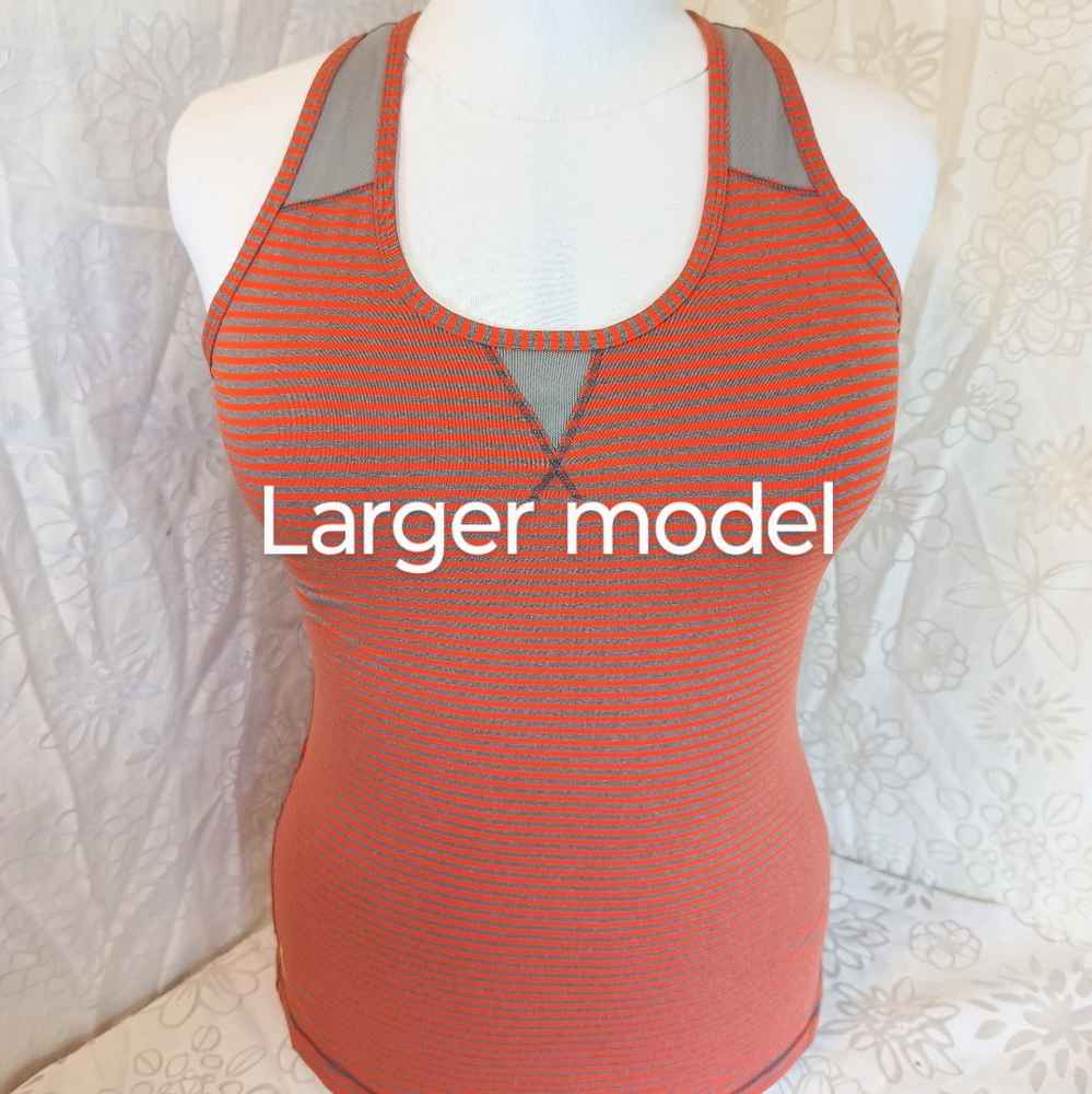 Lole Striped Mesh Racerback Tank Top - Picture 11 of 12